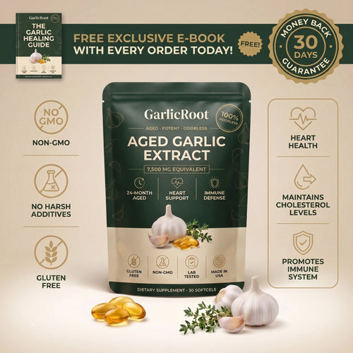 Aged Garlic Extract - 7500mg Odorless Softgels