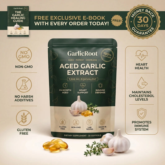 Aged Garlic Extract - 7500mg Odorless Softgels