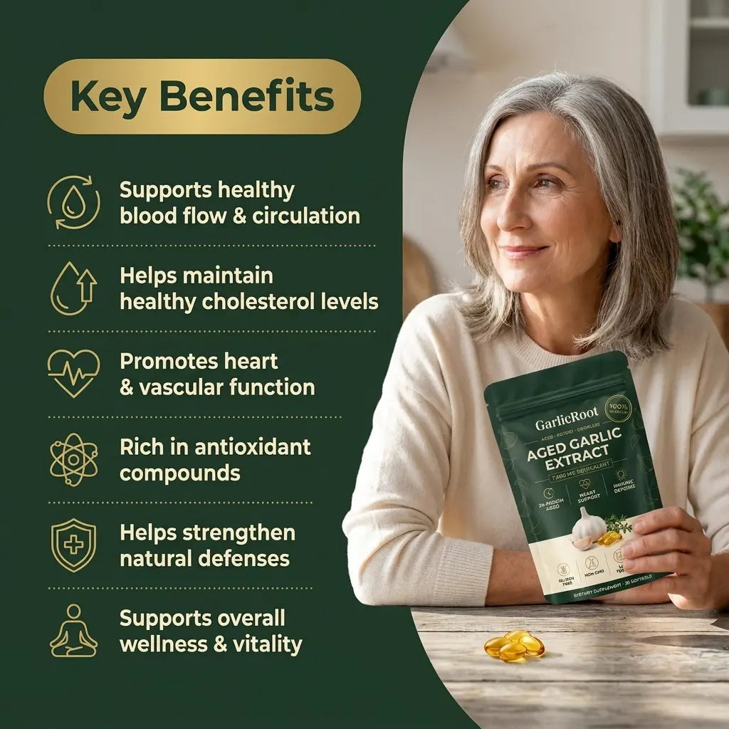 Aged Garlic Extract - 7500mg Odorless Softgels
