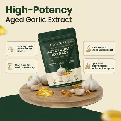 Aged Garlic Extract - 7500mg Odorless Softgels
